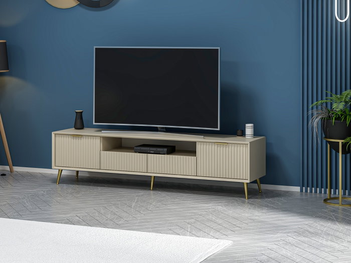 Hanah Home Soporte de TV Luxe Arenisca Hanah Home Soporte de TV Luxe Arenisca